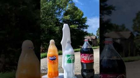 Popular Coke Sodas Vs Mentos 32 #satisfying #experiment #asmr