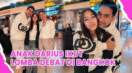 Potret Anak Donna Agnesia dan Darius Berangkat Lomba Debat WSC di Bangkok