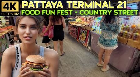 Pattaya Terminal 21 Food Fun Fest Country Street 2024 September Thailand