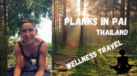 PLANKS in PAI and ICE is NICE | Good Vibes Thailand #wellnesstravel #plank #plankchallenge #icebath