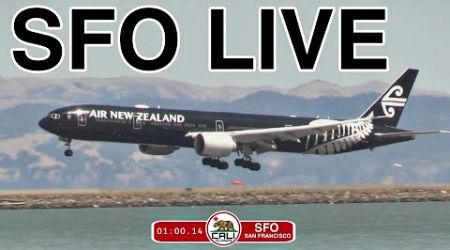 SFO LIVE | SAN FRANCISCO INTERNATIONAL AIRPORT PLANE SPOTTING STREAM