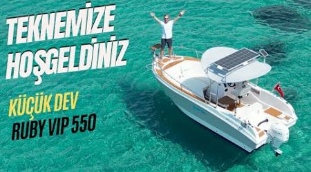 TEKNEMİZE HOŞGELDİNİZ &amp; RUBY VIP 550 İNCELEME (MOSS YACHT)