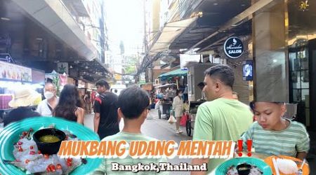 FAREL PRAYOGA BARU SAMPAI KE BANGKOK LANGSUNG PENGEN MUKBANG ‼️UDANG MENTAH