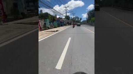 Cruising through Ko Samui Island Thailand bike