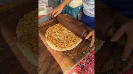 Handmade Peanut Candy In Bangkok - Thai Street Food