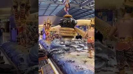 Samundra manthan depiction at bangkok airport Thailand