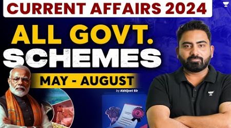 All Government Schemes Explained | Scheme Current Affairs | Current Affairs 2024 | By Abhijeet Sir