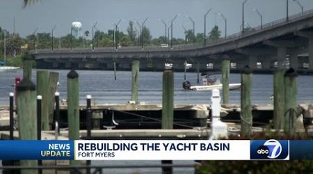 Permitting causing rebuilding delays at the Yacht Basin in Fort Myers