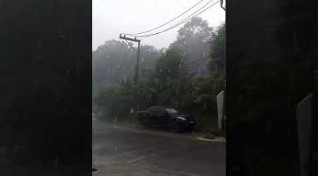 heavy rain at #elephanttrainphuket#phuket #thailand #short #viralvideo