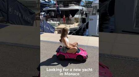 Looking for a new yacht in Monaco #couple #comedy #humor #funny #fun #lol #car #lamborghini #monaco