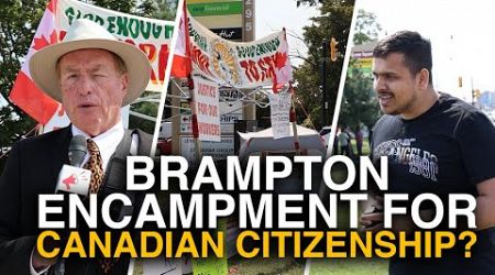 Brampton international student protesters slam Canada – while demanding to become Canadian citizens!