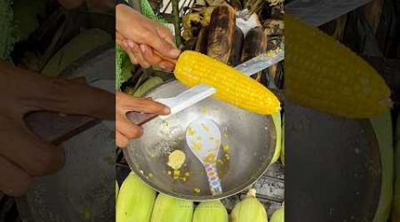 Very Easy Corn Cutting In Thailand - Fruit Cutting Skills