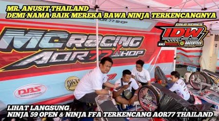 SIDAK PADDOCK AOR77 Thailand ~ Siapkan 4 NINJA RISETAN TERBARUNYA di FINAL IDW Seri 3 -Ngejet Parah