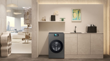 Samsung's Bespoke AI Laundry Combo washer and dryer lumps energy efficiency and AI conveniently together