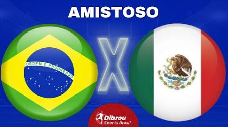 BRASIL X MÉXICO AO VIVO AMISTOSO DIRETO DE SÃO JANUÁRIO | sub-20 NARRAÇÃO