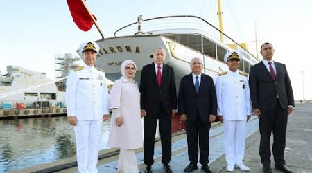 President Erdogan visits Savarona yacht, Atatürk&#39;s spiritual heritage