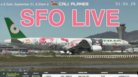 SFO LIVE | SAN FRANCISCO INTERNATIONAL AIRPORT PLANE SPOTTING STREAM WEBCAM