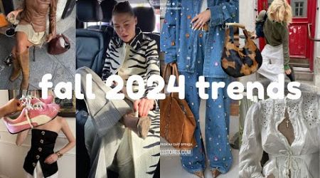 fall 2024 fashion trends!