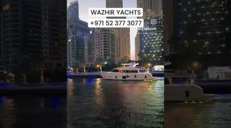 Luxury Yacht Tour At Dubai Marina. Call +971 52 377 3077 #yachtrentaldubai #yachttourdubai