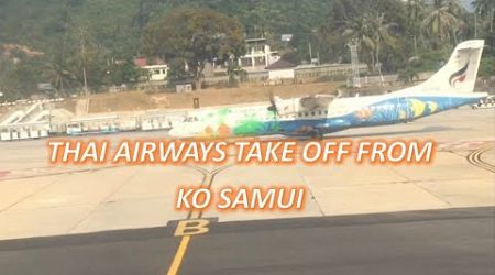 Short Trip Report | Take off from Ko Samui and landing in Bangkok | Thai Airways