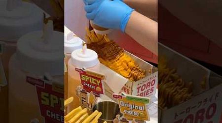 LONGEST French Fries in the World in Bangkok, Thailand!! #streetfood #shorts