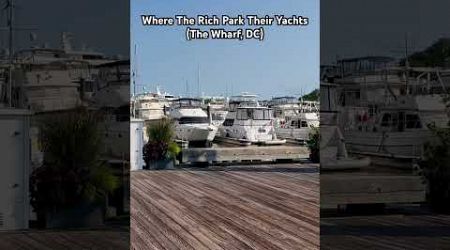 Where the wealthy of Washington, DC park their YACHTS 