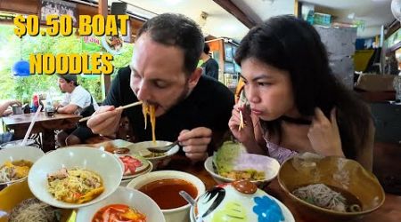 Bangkok&#39;s Best Kept Secret $0.50 Boat Noodles 