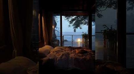 Serene Rainfall at a Phuket Oceanfront Cottage 