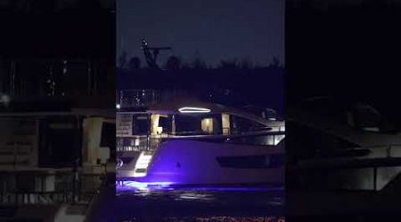 Nothing like a clear night capture of a gorgeous yacht at the Haulover Inlet