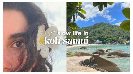 THAILAND DIARY ✧˖*°: ep.1, slow life in koh samui