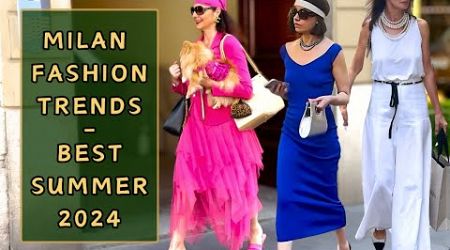 The Best Italian Fashion Trends Summer 2024: Most Elegant Street Style in Milan Ever Captured!