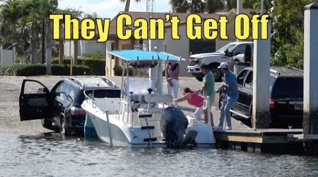 Stuck On The Trailer | Miami Boat Ramps | Boynton Beach | Wavy Boats | Broncos Guru