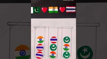 Indiaflag ❤️Pakistan ❤️Thailand #independenceday #youtubeshorts India v/s Pakistan v/s Thailand? Win