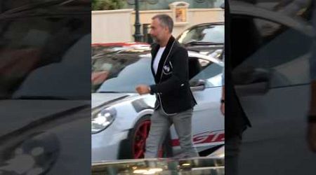 Elegant billionaire businessman getting out his new GT3RS #billionaire #monaco #luxury#lifestyle#fyp