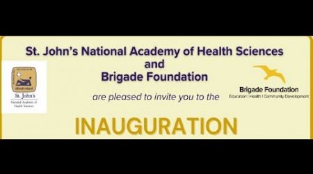 Blessing and Inauguration of New St John&#39;s Medical Hospital at Brigade Meadows