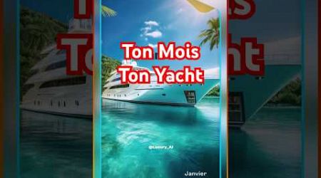 Ton mois, ton yacht généré par l’intelligence artificielle #ia #ai #luxe