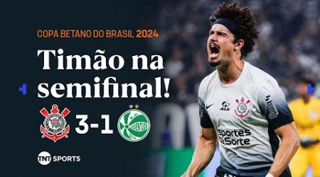 TIMÃO MARCA GOL SALVADOR NO ÚLTIMO LANCE E ESTÁ NA SEMIFINAL! CORINTHIANS 3X1 JUVENTUDE