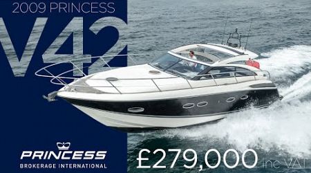 A truly unique 2009 Princess V42 with loads of striking upgrades **FOR SALE NOW** in Torquay