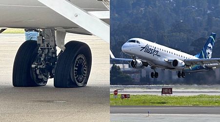 Alaska Airlines plane aborts takeoff, blows tyres to avoid collision with Southwest jet