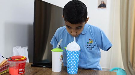 Gazan child amputee dreams big after evacuation to Qatar