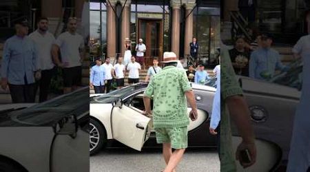 Ultra billionaire oligarchs leaving Hotel Paris in exclusive Bugatti #monaco #luxury #lifestyle #fyp