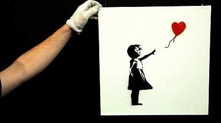 Stolen Banksy painting Girl With Balloon found