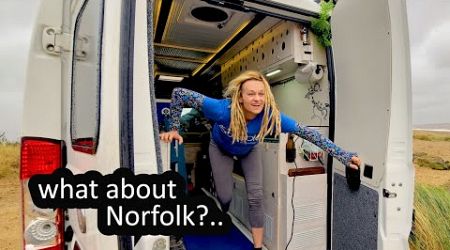 AN UNBELIEVABLE FIRST NIGHT - NORFOLK TRAVEL VLOG (VANLIFE UK)