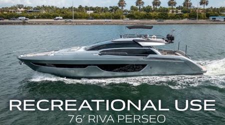 2017 76&#39; Riva Perseo &quot;Recreational Use&quot; | 26 North Yachts