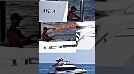 Cristiano Ronaldo was recently spotted on his luxury yacht vacationing in Monaco #georginaagio