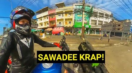 SG Ride To Koh Samui Thailand Ep.1 - Sadao District - Route 41 Cowboy Town Phatthalung Province