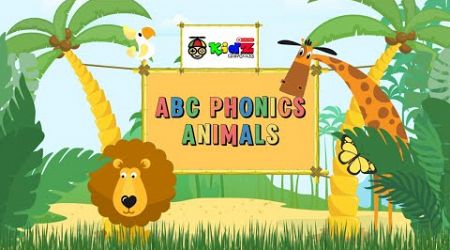 ABC Phonics Animals | Alphabet Animals Song | Nursery Rhyme | Sound Animal | Education ABC for kids