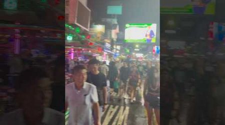 Bangla Road Phuket. Night Walk Phuket Thailand 