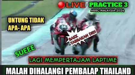 SIALAN!! HALANGI JALAN□ VEDA EGA PRATAMA TABRAK PEMBALAP THAILAND~untung baik&quot;saja