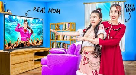 Mamá Falsa Vs Mamá Real | La Mamá Real Es Una Cantante Popular Y La Mamá Falsa Arruinó Mi Vida